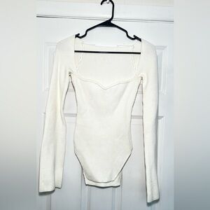 Fitted sweater corset top